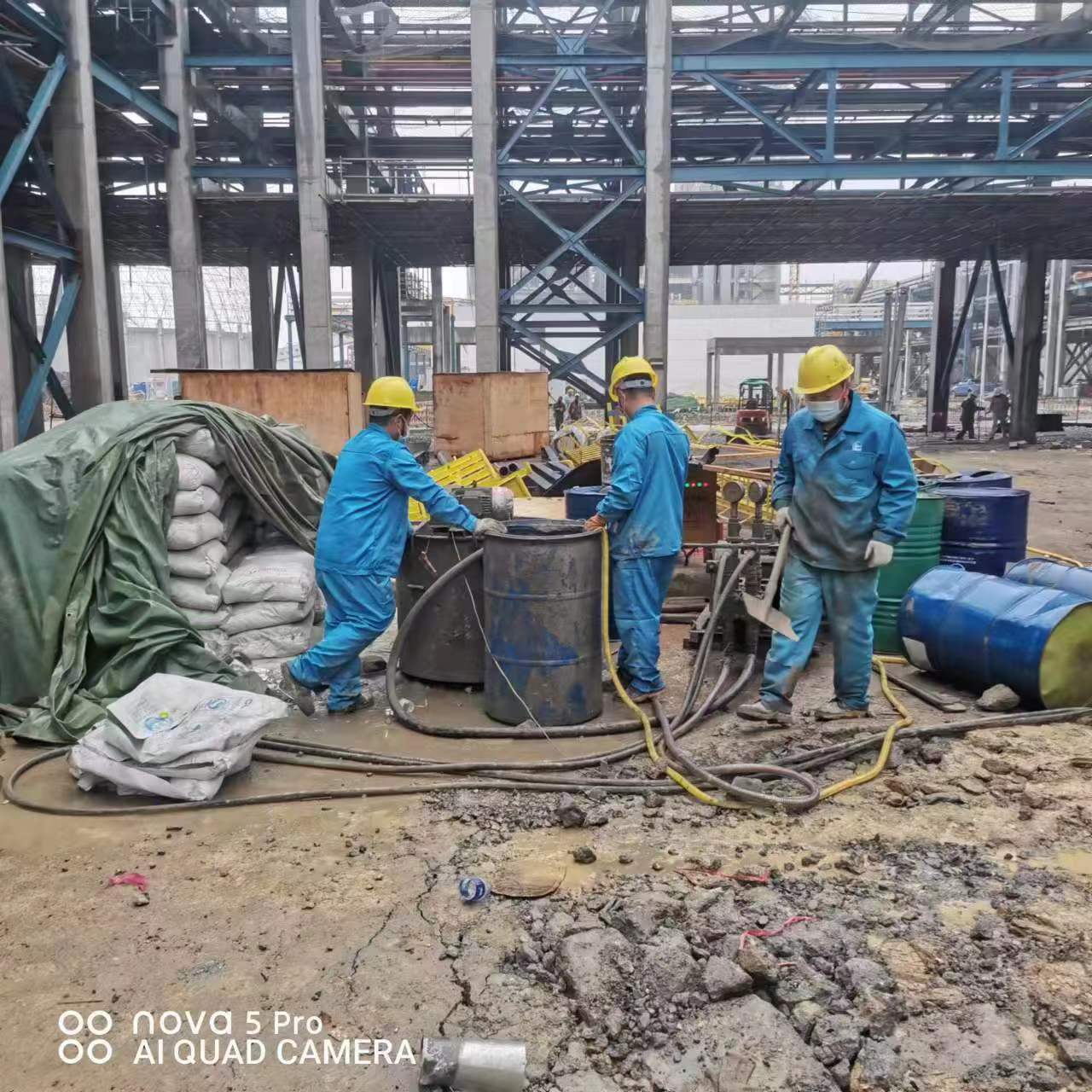 岳阳设备基础下沉沉降注浆加固施工